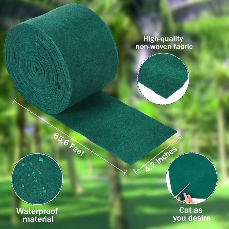 Riare 2 Pack Tree Wraps to Protect Bark for Winter- Total 130 Feet Cold-Proof Tree Trunk Guard Wrap Protection for Damaged Bark, Tree Protectors from Deer Animals, Frost, Freeze - Image 2